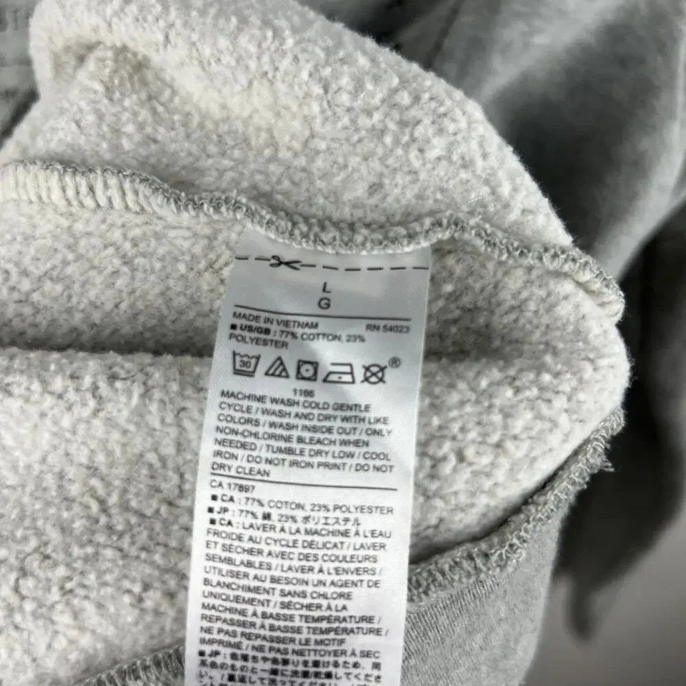 Banana Republic Men's Heather Gray Crewneck Sweater Size L